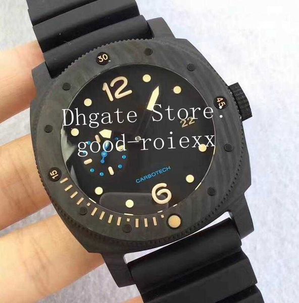 47mm carbon watches men watch mens automatic cal.p.9000 black carbotech fiber dwayne date vs pam rubber strap band 616 vsf mechanical sport
47mm carbon watches men watch mens automatic cal.p.9000 black carbotech fiber dwayne date vs pam rubber strap band 616 vsf mechanical sport