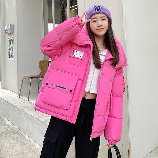 women's down parkas 2022 women's winter parkas stand collar new cotton-padded coat short korean version loose fashion thickened pa, Black
women's down parkas 2022 women's winter parkas stand collar new cotton-padded coat short korean version loose fashion thickened pa, Black