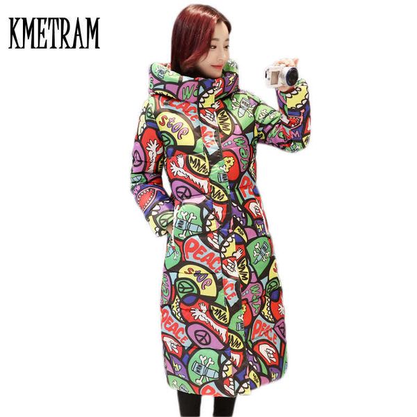 women's down parkas kmetram 2022 fashion winter cotton padded jacket women thick print female coat parka warm winter long jackets ladie, Black
women's down parkas kmetram 2022 fashion winter cotton padded jacket women thick print female coat parka warm winter long jackets ladie, Black