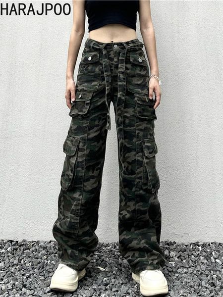 women's pants s american retro overalls casual autumn camouflage design sense niche drooping trousers loose wide leg trendy 221011, Black;white
women's pants s american retro overalls casual autumn camouflage design sense niche drooping trousers loose wide leg trendy 221011, Black;white