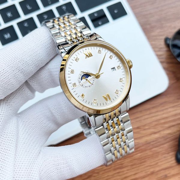 mens watch 40mm automatic mechanical wristwatches business wristwatch montre de luxe watches for mens, Slivery;brown
mens watch 40mm automatic mechanical wristwatches business wristwatch montre de luxe watches for mens, Slivery;brown