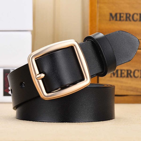 belts female fashion belt pin buckle dress coat formal cowboy genuine leather two-layer cowhide luxury high-quality for women g221010, Black;brown
belts female fashion belt pin buckle dress coat formal cowboy genuine leather two-layer cowhide luxury high-quality for women g221010, Black;brown