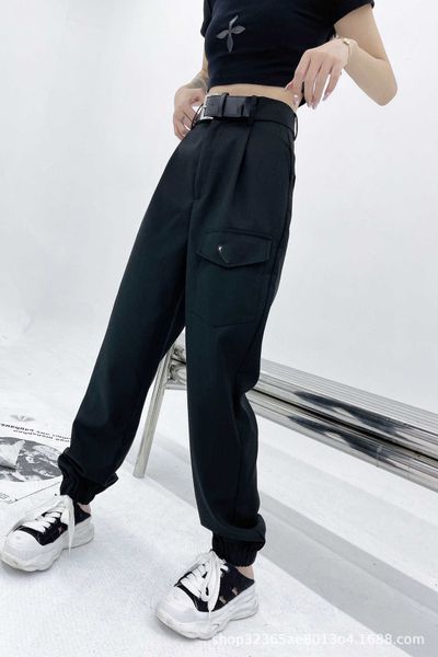 women's pants & capris autumn new triangle leather decorative casual workwear handsome leggings belt high waist design, Black;white
women's pants & capris autumn new triangle leather decorative casual workwear handsome leggings belt high waist design, Black;white