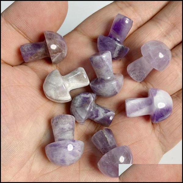 stone 20mm amethyst mini mushroom plant statue natural stone carving home decoration crystal polishing gem drop delivery 2022 jewelry dhv68, Black
stone 20mm amethyst mini mushroom plant statue natural stone carving home decoration crystal polishing gem drop delivery 2022 jewelry dhv68, Black