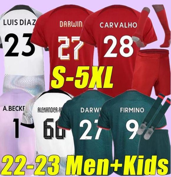 22-23 liverpool soccer jerseys season home away 3rd darwin 22 23 mohamed diogo luis diaz alexander arnold football kit shirts men kids unif, Black;yellow
22-23 liverpool soccer jerseys season home away 3rd darwin 22 23 mohamed diogo luis diaz alexander arnold football kit shirts men kids unif, Black;yellow