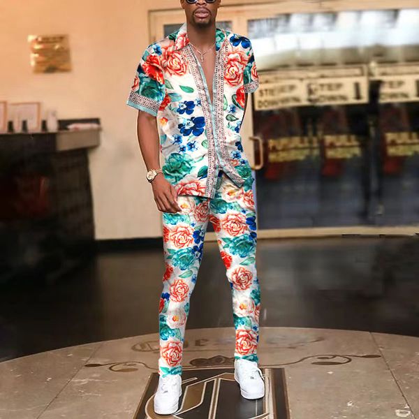 summer street style man fashion tracksuits print short sleeve shirt long pant suit tracksuit for men hawaii outfits sets two piece pant set, Gray
summer street style man fashion tracksuits print short sleeve shirt long pant suit tracksuit for men hawaii outfits sets two piece pant set, Gray