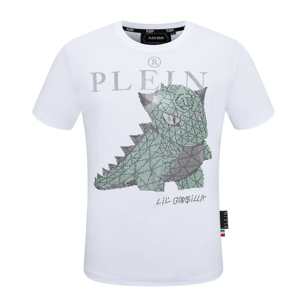 plein bear t shirt mens designer tshirts brand clothing rhinestone pp skull men t-shirt round neck ss stones classical hip hop streetwear ts, White;black
plein bear t shirt mens designer tshirts brand clothing rhinestone pp skull men t-shirt round neck ss stones classical hip hop streetwear ts, White;black