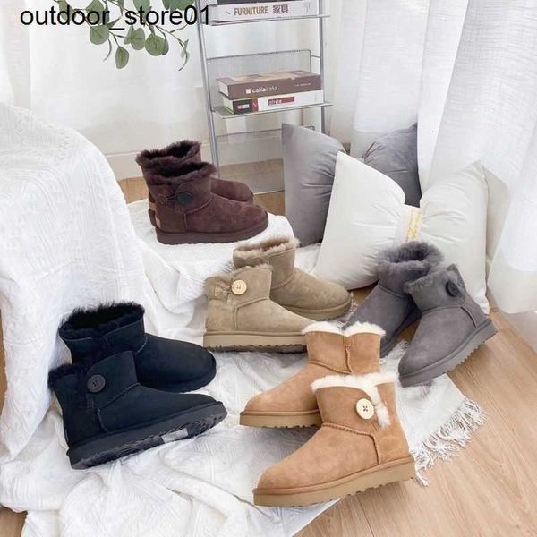 designer boots australia snow boot luxury women shoes classic belle button wood short cylinder winter warmth, Black
designer boots australia snow boot luxury women shoes classic belle button wood short cylinder winter warmth, Black