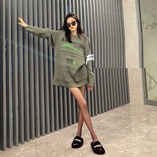 women's sweaters balencaigass designer winter new environmental protection letter printed pullover sweater fashion loose sweater couple, White;black
women's sweaters balencaigass designer winter new environmental protection letter printed pullover sweater fashion loose sweater couple, White;black