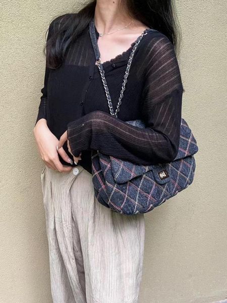 evening bags lazy style vintage versatile distressed denim flap large capacity braided chain shoulder bag female lingge quilting
evening bags lazy style vintage versatile distressed denim flap large capacity braided chain shoulder bag female lingge quilting