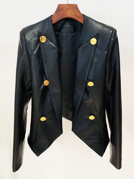 102 xxl 2022 milan runway autumn sweater long sleeve lapel neck coat black khaki pu fashion clothes womens oulaidi, Black;brown
102 xxl 2022 milan runway autumn sweater long sleeve lapel neck coat black khaki pu fashion clothes womens oulaidi, Black;brown