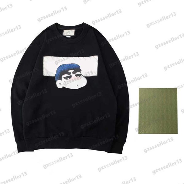 luxury designer womens sweatshirt jumper letter logo print cartoon pattern hoodies classic brand cotton loose-fitting crew neck sweatshirts, Black
luxury designer womens sweatshirt jumper letter logo print cartoon pattern hoodies classic brand cotton loose-fitting crew neck sweatshirts, Black