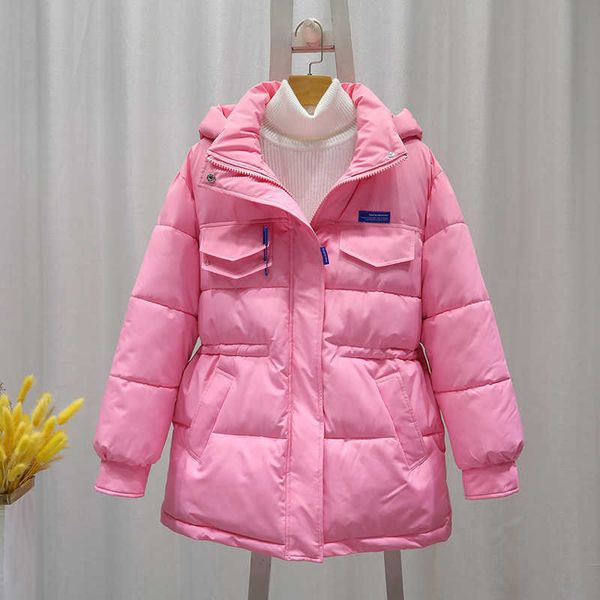 women's down parkas 2022 women short jacket winter thick hooded cotton padded coats female korean loose puffer parkas ladies oversize o, Black
women's down parkas 2022 women short jacket winter thick hooded cotton padded coats female korean loose puffer parkas ladies oversize o, Black