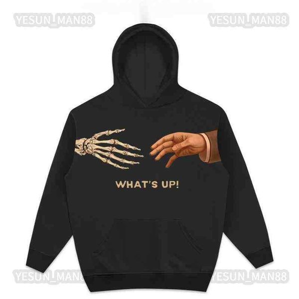 designer kanyes classic wests luxury hoodie fashion retro gods hand printed mens and womens loose coat pullover sweater hooded, Black 
designer kanyes classic wests luxury hoodie fashion retro gods hand printed mens and womens loose coat pullover sweater hooded, Black