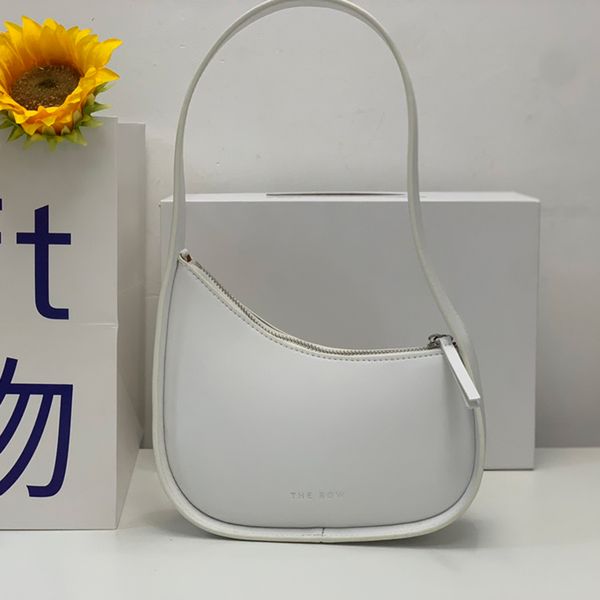 the row bag flat half moon smooth women designer shoulder bags strap and curved zipper closure clutch tote suded classic bag the row 4p2d
the row bag flat half moon smooth women designer shoulder bags strap and curved zipper closure clutch tote suded classic bag the row 4p2d