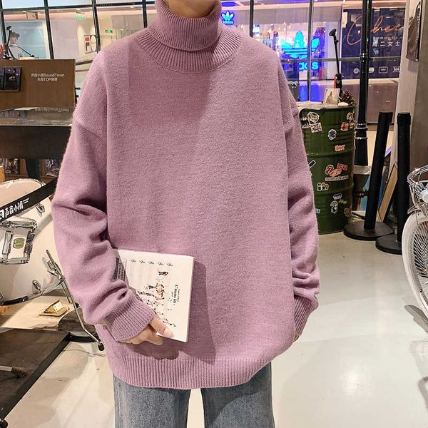 men's sweaters turtleneck autumn winter knitted high collar pullover men solid color oversized streetwear g221010, White;black
men's sweaters turtleneck autumn winter knitted high collar pullover men solid color oversized streetwear g221010, White;black