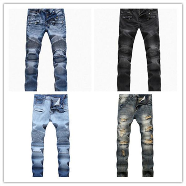 fashion designers jeans mens ripped biker jeans leather patchwork joggers for male distressed skinny washed hiphop trousers black zipper, Blue
fashion designers jeans mens ripped biker jeans leather patchwork joggers for male distressed skinny washed hiphop trousers black zipper, Blue