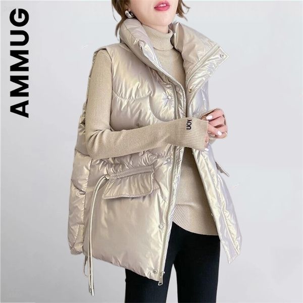 womens vests ammug cotton padded jacket sleeveless female winter women stand collar short bright color waistcoat coat vest 221010, Black;white
womens vests ammug cotton padded jacket sleeveless female winter women stand collar short bright color waistcoat coat vest 221010, Black;white