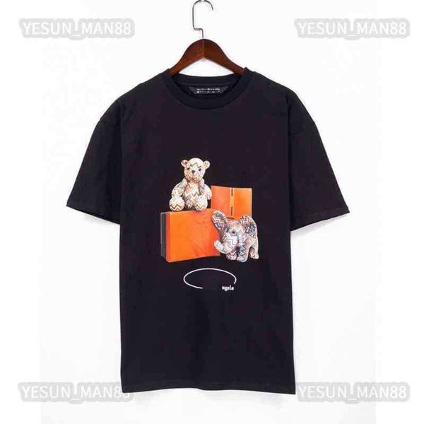 designer luxury palms classic little bear printed t shirt fashion angels mens womens couple spring and summer pa short sleeve tee, White;black
designer luxury palms classic little bear printed t shirt fashion angels mens womens couple spring and summer pa short sleeve tee, White;black