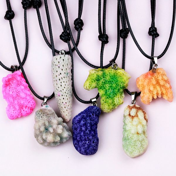 natural coral stone pendants irregular colourful sea coral pendant necklace adjustable chain necklaces men women jewelry gift, Silver
natural coral stone pendants irregular colourful sea coral pendant necklace adjustable chain necklaces men women jewelry gift, Silver