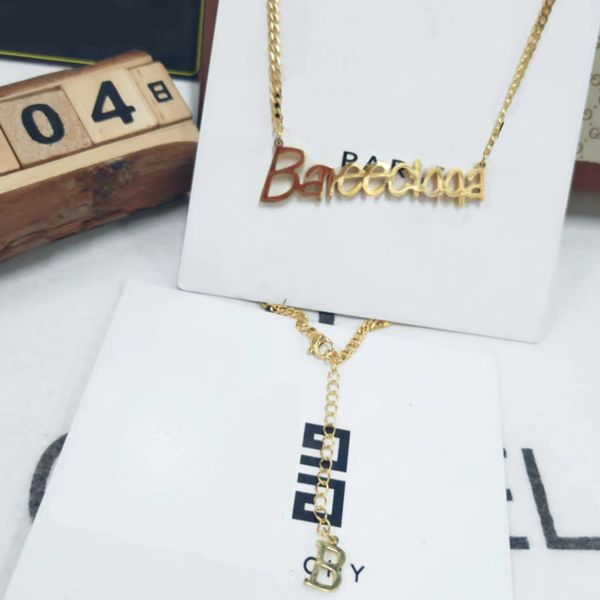 2022 luxury strings brand designer letters bangle pendant necklace men women metal jewelry personality creative fashion hip hop accessories, Black
2022 luxury strings brand designer letters bangle pendant necklace men women metal jewelry personality creative fashion hip hop accessories, Black