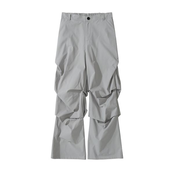 ruched elastic waist men's cargo pants straight pleated casual overalls baggy black loose trousers, Black;brown
ruched elastic waist men's cargo pants straight pleated casual overalls baggy black loose trousers, Black;brown