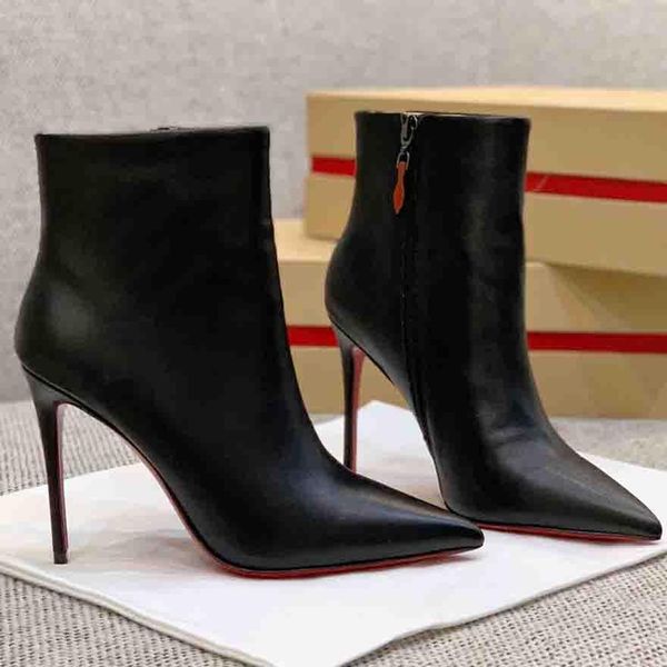black genuine leather womens boot high heels booties leather ankle boots red botto pumps paris reds soles ankles bootie with boxes
black genuine leather womens boot high heels booties leather ankle boots red botto pumps paris reds soles ankles bootie with boxes