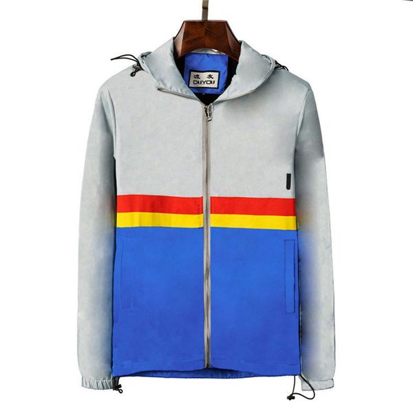 mens jackets thin windbreaker zip hooded stripe outerwear quality hip hop designer coats armband fashion spring and autumn parkas size m-3xl, Black;brown
mens jackets thin windbreaker zip hooded stripe outerwear quality hip hop designer coats armband fashion spring and autumn parkas size m-3xl, Black;brown