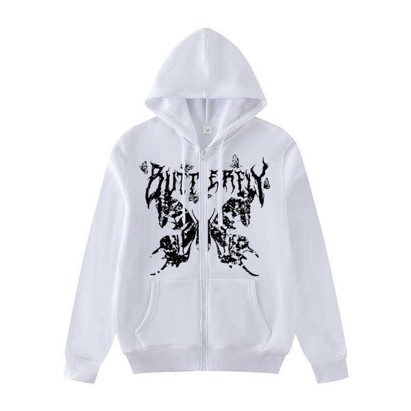 men's hoodies sweatshirts 2020 harajuku men zipper hoodie oversized print butterfly sweatshirt et street hip-hop women men hoodie t2210, Black
men's hoodies sweatshirts 2020 harajuku men zipper hoodie oversized print butterfly sweatshirt et street hip-hop women men hoodie t2210, Black