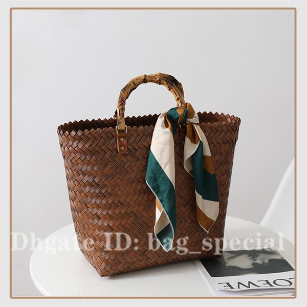 hbp new vintage portable tote bag large capacity straw woven silk scarf vegetable basket woman
hbp new vintage portable tote bag large capacity straw woven silk scarf vegetable basket woman