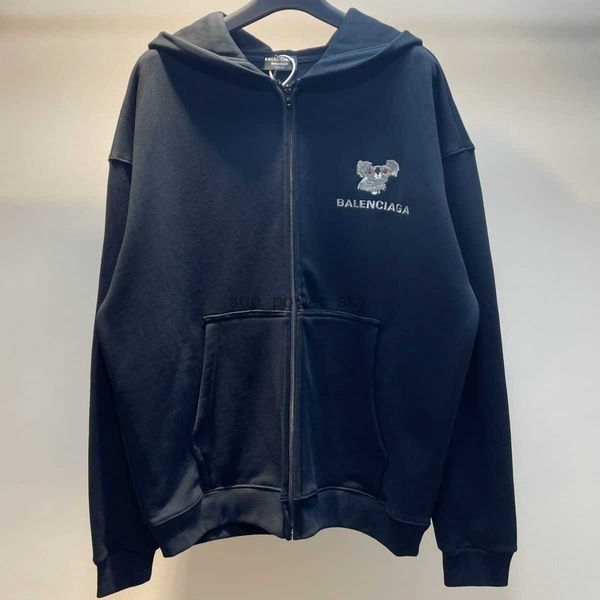 men's jackets balencaigass designer charity exclusive chest koala embroidery edition 520 grams thick cardigan hoodie, Black;brown
men's jackets balencaigass designer charity exclusive chest koala embroidery edition 520 grams thick cardigan hoodie, Black;brown