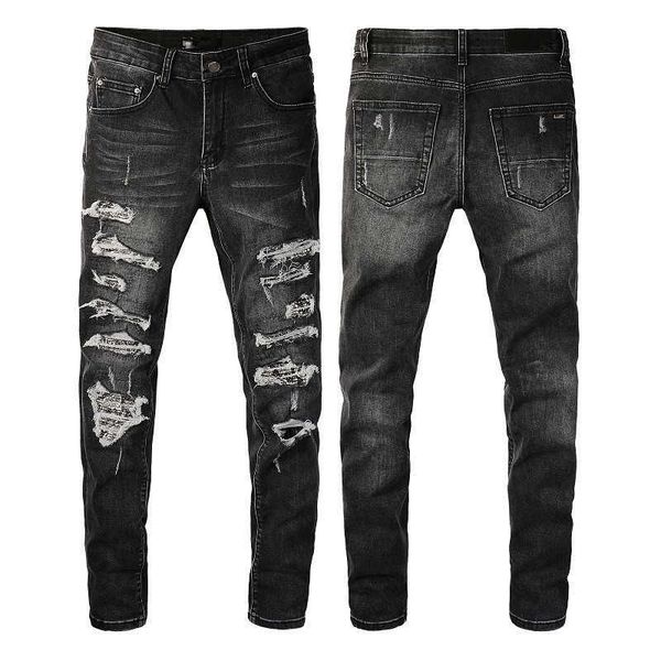 designer jeans for man biker mens pants slim stretch skinny distressed motorcycle patch denim fit with holes hip hop streetwear straight leg, Blue
designer jeans for man biker mens pants slim stretch skinny distressed motorcycle patch denim fit with holes hip hop streetwear straight leg, Blue