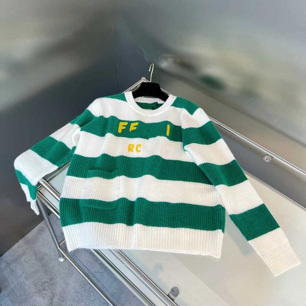 women's blouses & shirts autumn and winter new white green stripe embroidery knitting round neck sweater women's casual age reduci
women's blouses & shirts autumn and winter new white green stripe embroidery knitting round neck sweater women's casual age reduci