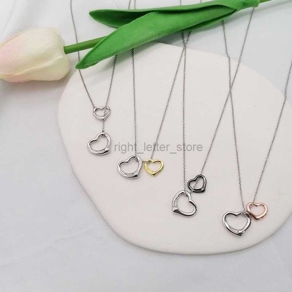 pendant necklaces luxury boutique silver double heart necklace 925 sterling silver holiday gift fashion classic girls with box g220921
pendant necklaces luxury boutique silver double heart necklace 925 sterling silver holiday gift fashion classic girls with box g220921