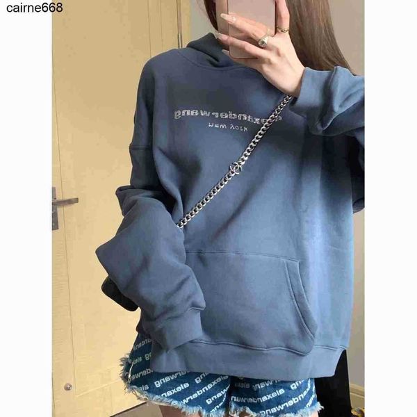 designer women's hoodies sweatshirts autumn new letter hooded loose alexanders fit casual sweater wangs, Black
designer women's hoodies sweatshirts autumn new letter hooded loose alexanders fit casual sweater wangs, Black