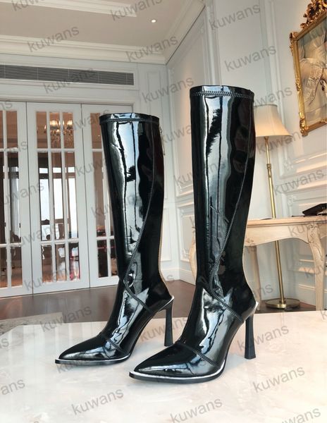 fframe boot neoprene tall knee high boots patent leather harness moon croc women luxury heel ankle flat designer shoes size 35-41, Black
fframe boot neoprene tall knee high boots patent leather harness moon croc women luxury heel ankle flat designer shoes size 35-41, Black