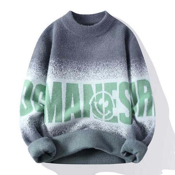 men's sweaters 2022 new winter mink cashmere knitted sweater knitwear korean style fashion jumper men soft warm mens g221010, White;black
men's sweaters 2022 new winter mink cashmere knitted sweater knitwear korean style fashion jumper men soft warm mens g221010, White;black