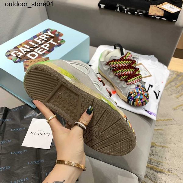 designer sneakers lanvins fashion brand dress shoes version cyber red painted splash ink bread shoes contrast cowhide couple forrest gump sk, Black
designer sneakers lanvins fashion brand dress shoes version cyber red painted splash ink bread shoes contrast cowhide couple forrest gump sk, Black