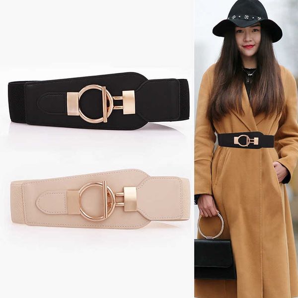 belts new design waist seal women big gold buckle belt fashion wide elastic waistbands black beige cummerbunds for dress coat gift g221010, Black;brown
belts new design waist seal women big gold buckle belt fashion wide elastic waistbands black beige cummerbunds for dress coat gift g221010, Black;brown
