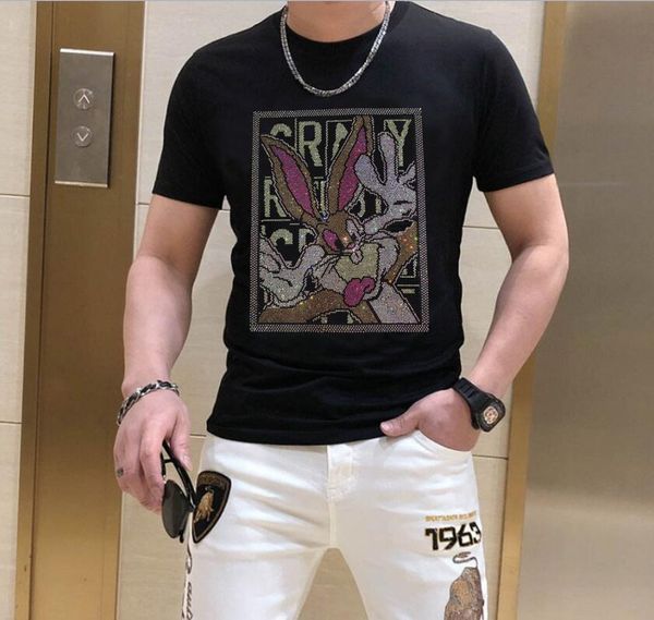 heavy industry luxury design 100% cotton tee shirt designer rhinestone men tees t-shirt, White;black
heavy industry luxury design 100% cotton tee shirt designer rhinestone men tees t-shirt, White;black
