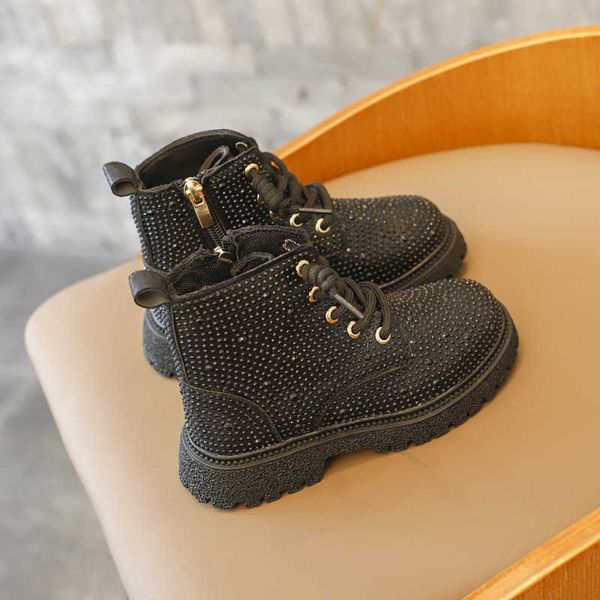 2022 girls boots short children british style black rhinestone spring and autumn princess elegant golden bling l221011, Black;grey
2022 girls boots short children british style black rhinestone spring and autumn princess elegant golden bling l221011, Black;grey