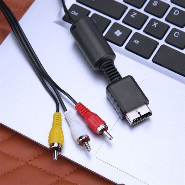 Image of 1.8m Multi Component Games Audio Video AV Cable to RCA for SONY PS2 PS3 PlayStation SYSTEM Cable Console TV Game Computer Accessories