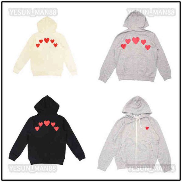 designer luxury cdgs classic hoodie autumn winter fashion play red peach heart printing mens and womens couples hooded sweater coat, Black
designer luxury cdgs classic hoodie autumn winter fashion play red peach heart printing mens and womens couples hooded sweater coat, Black