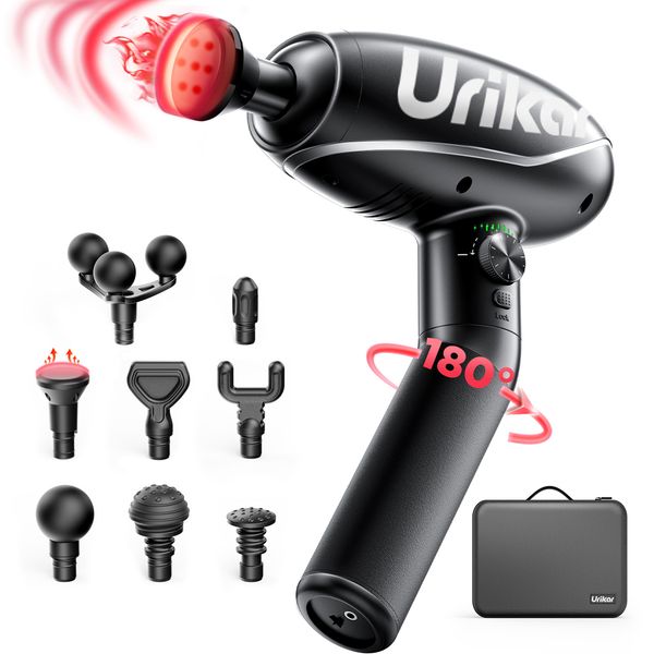 full body massager heated gun deep tissue percussion 14mm 55lbs stall force 180 portable muscle for pain relief 221010
full body massager heated gun deep tissue percussion 14mm 55lbs stall force 180 portable muscle for pain relief 221010