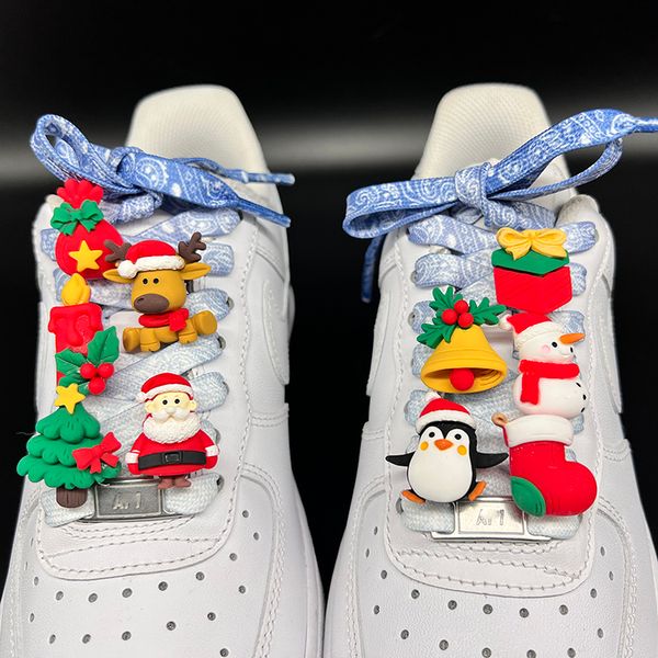 anime santa shoe decoration pvc sneakers penguin flower tree set decoration buckle for sneaker laces, White;pink
anime santa shoe decoration pvc sneakers penguin flower tree set decoration buckle for sneaker laces, White;pink