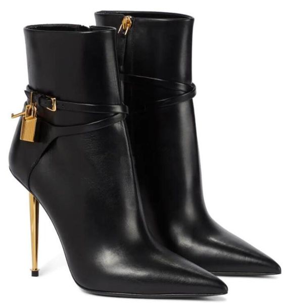 elegant fashion boots sheepskin matte ankle with copper lock metal heel reds lacquer sole fashion wedding party boot, Black
elegant fashion boots sheepskin matte ankle with copper lock metal heel reds lacquer sole fashion wedding party boot, Black