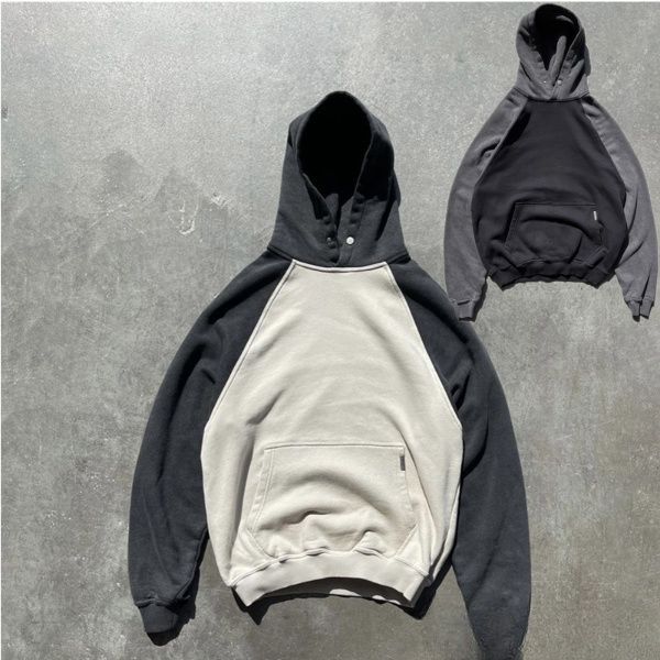 men's hoodies & sweatshirts high street style patchwork color vintage hoodie casual hoodie fashion raglan sleeve r, Black
men's hoodies & sweatshirts high street style patchwork color vintage hoodie casual hoodie fashion raglan sleeve r, Black