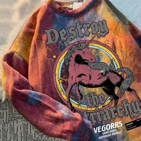 womens hoodies sweatshirts brand unicorn tie dye printed sweater men and women spring korean version loose long sleeved all match couple tre, Black
womens hoodies sweatshirts brand unicorn tie dye printed sweater men and women spring korean version loose long sleeved all match couple tre, Black