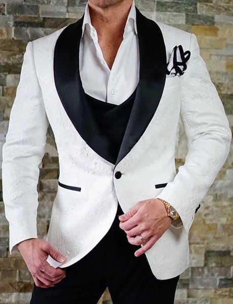 excellent white embossing men wedding tuxedos black shawl lapel slim fit groom tuxedos fashion men business dinner prom blazer, Black;gray
excellent white embossing men wedding tuxedos black shawl lapel slim fit groom tuxedos fashion men business dinner prom blazer, Black;gray