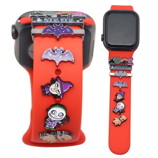 2022 unn new design bad bunny halloween watch charms decorative nails for apple strap watch band, White;pink
2022 unn new design bad bunny halloween watch charms decorative nails for apple strap watch band, White;pink